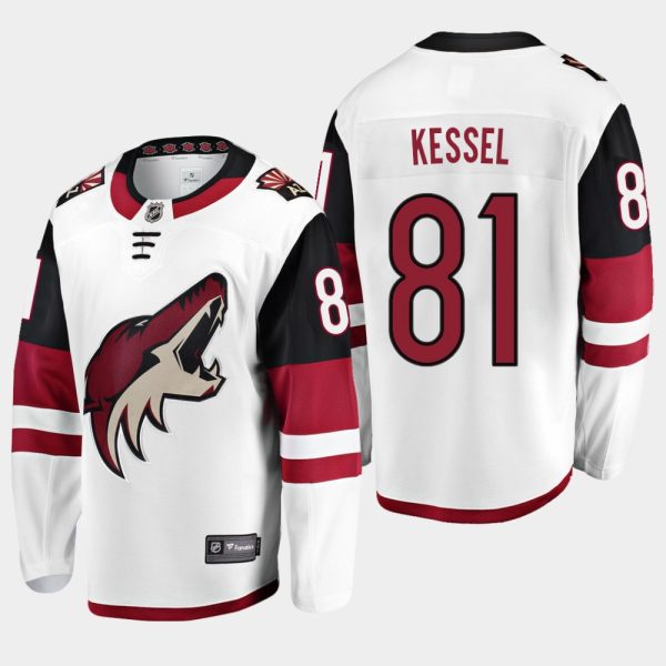 Herren Arizona Coyotes Eishockey Trikot Phil Kessel #81 Weiß Auswärts Breakaway Player